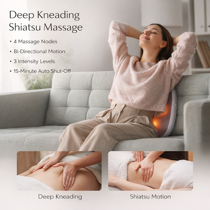 Kestrelly Cordless Back & Waist Massager with Heat