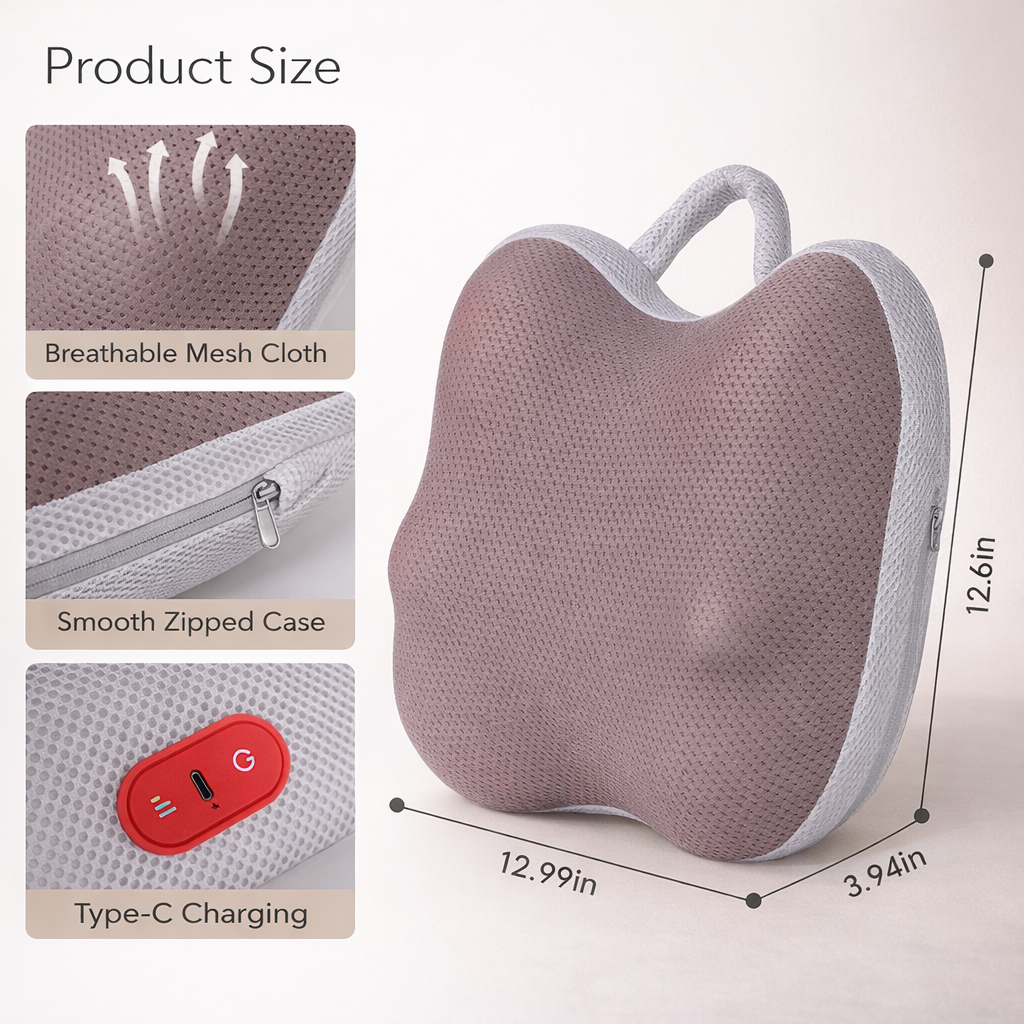 Kestrelly Cordless Back & Waist Massager with Heat