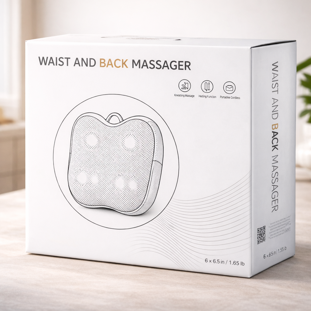 Kestrelly Cordless Back & Waist Massager with Heat